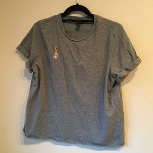Wild Fable Gray Crop Top